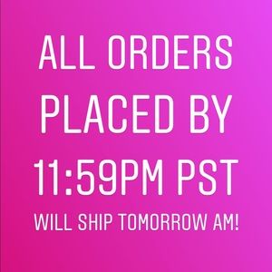 Shipping out tomorrow!